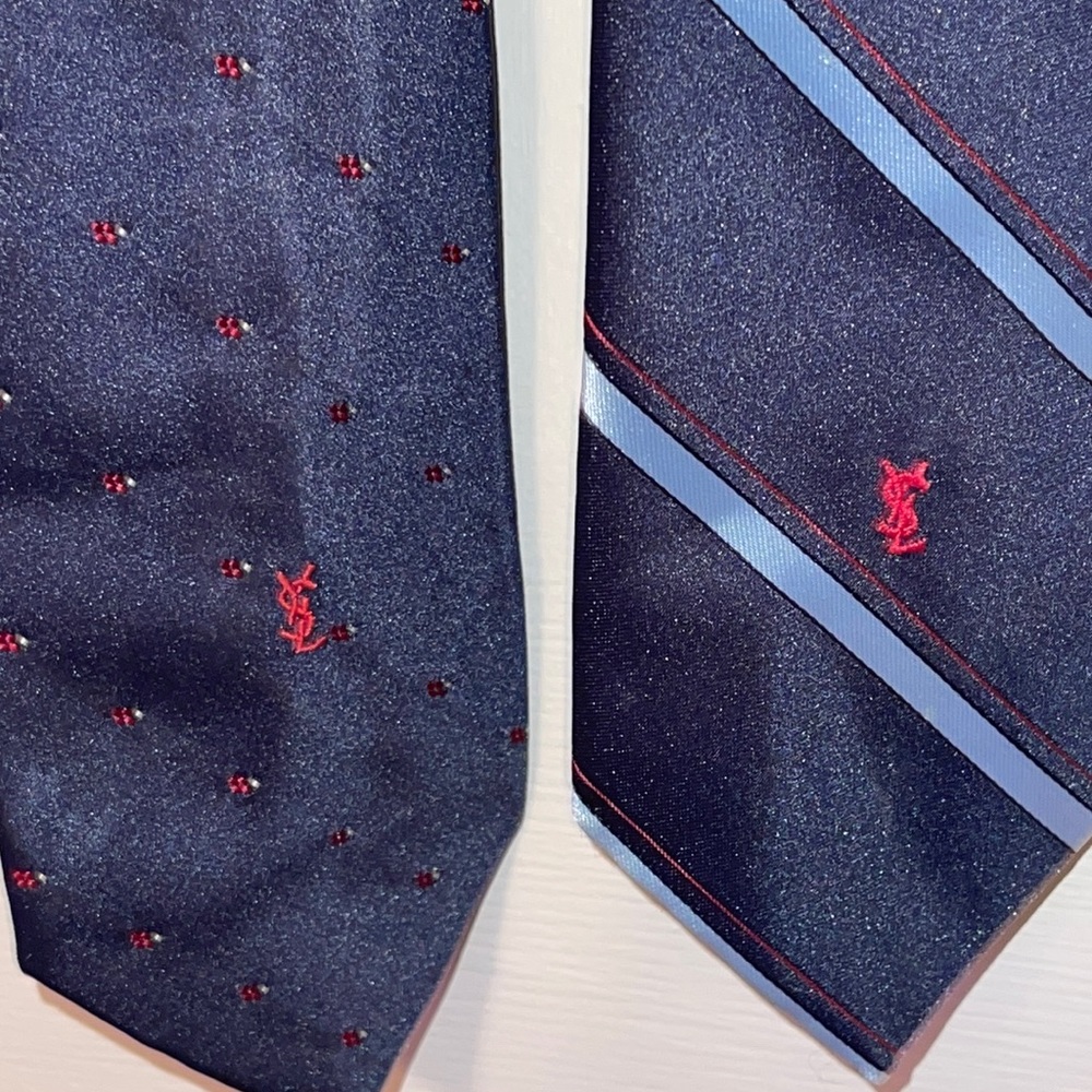 2 YSL Ties